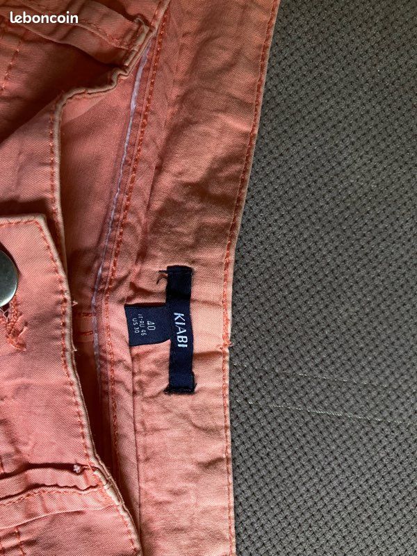 Short cargo saumon taille 40 (image 2)