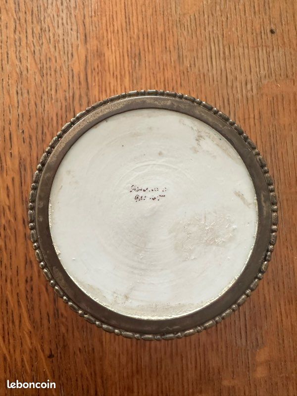 Ancienne boîte XIXeme porcelaine (image 8)