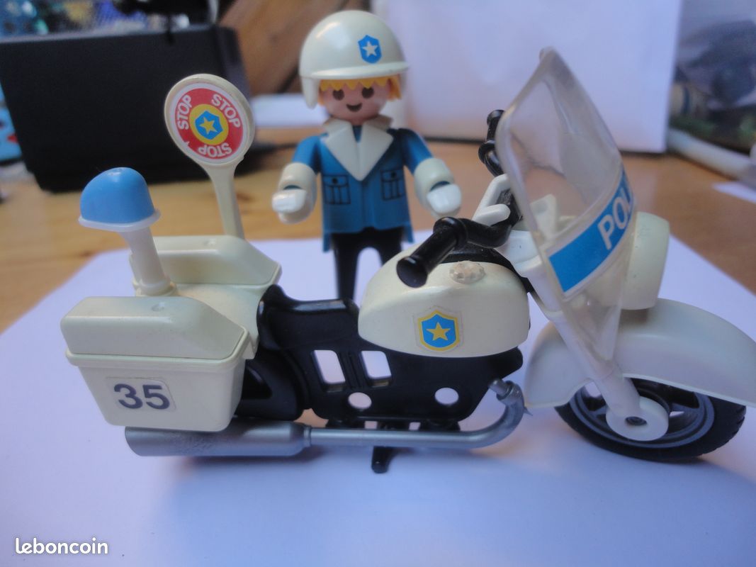 Playmobil vintage 3564 Policier à moto (image 5)