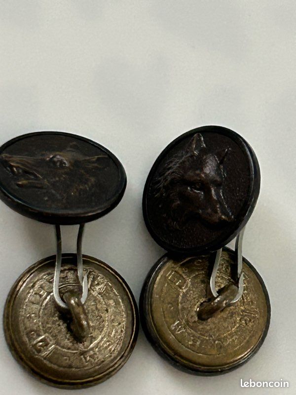 Vends boutons de manchette plaqué or trapèze vintage on Gens de Confiance