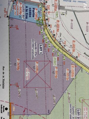 Terrain 675 m² ST PAUL SUR ISERE