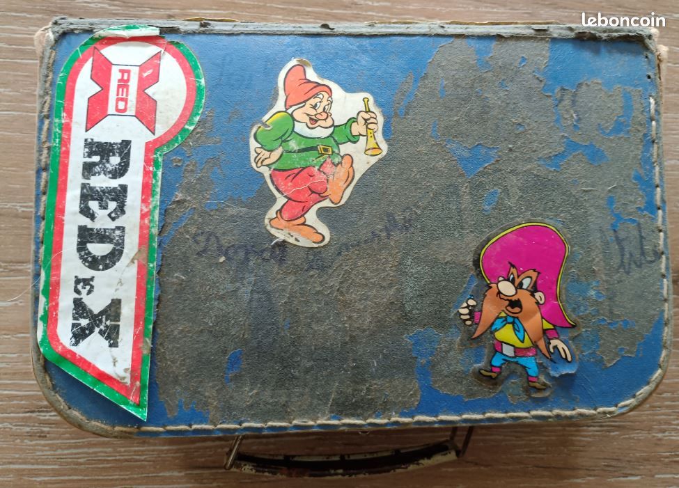 Ancienne valise en carton pour enfant (image 6)