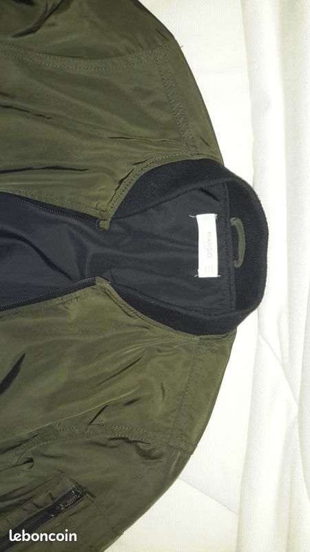 Blouson Mango vert kaki (image 2)