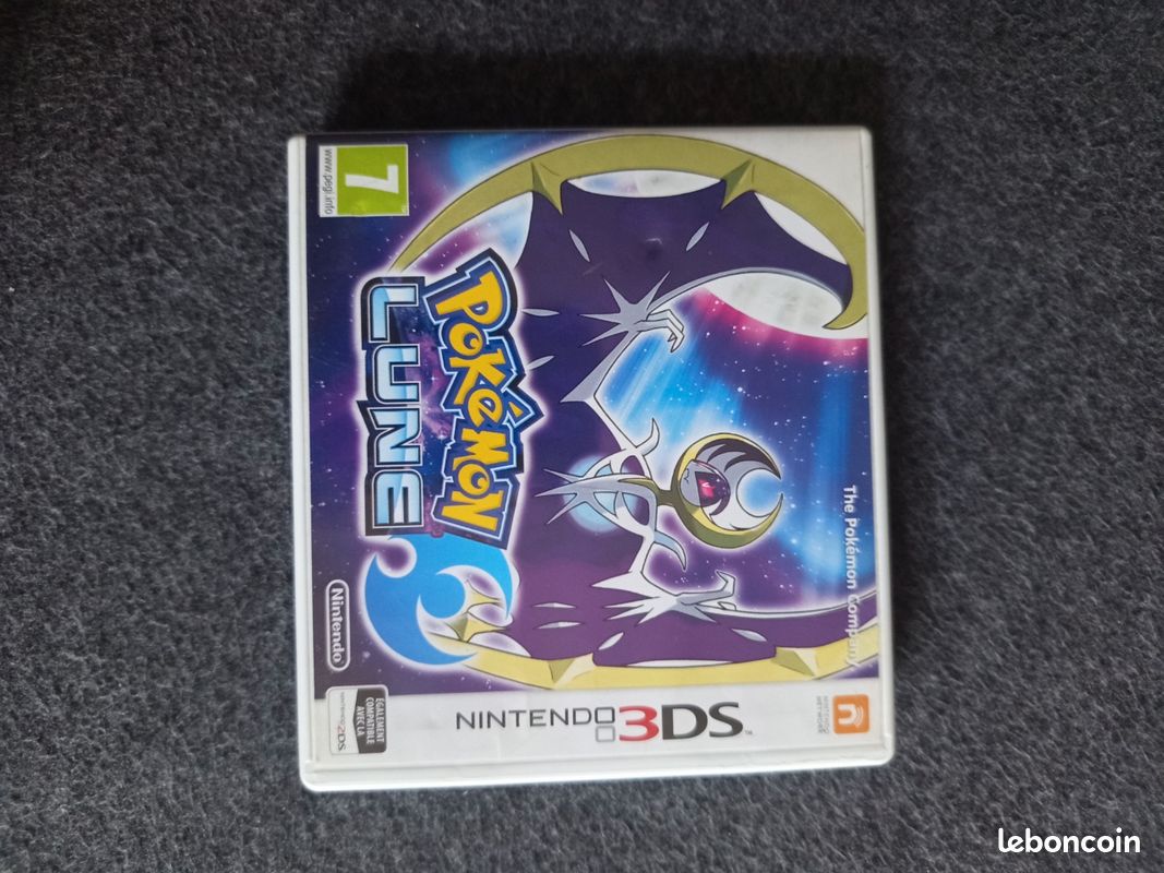 Jeu Pokémon Lune Pour Nintendo 3DS - Version Boîte Neuve Sous Blister, Aventure Dans La Région D'Alola