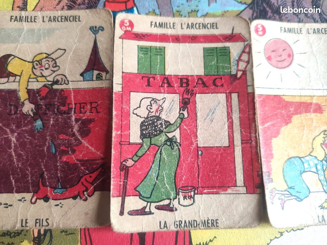 Jeu De Cartes Ancien - 7 Familles Les Métiers - Fabrication Française