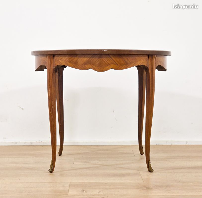 Table Basse ronde en bois | Décoration intérieure au Maroc