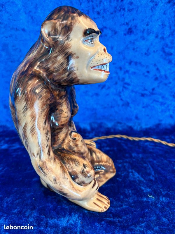 Veilleuse brule parfum Kong art deco en porcelaine LIMOGE (image 6)