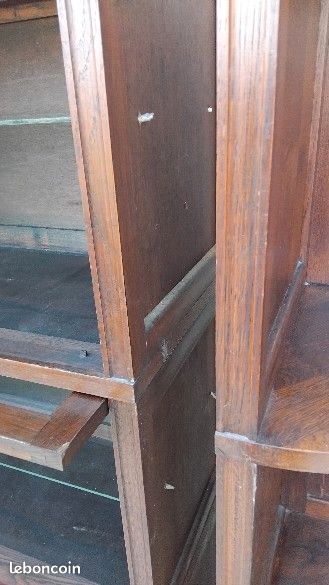 Grande bibliothèque modulable vitrine vintage PIERRE CRUIEGE pour MARTIN DUPUIS (image 10)