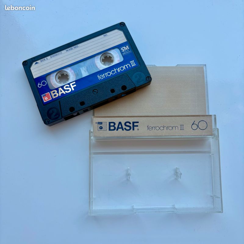 Boîte 10 Cassettes BASF métal IV 60 Mn Neuves et Scellées