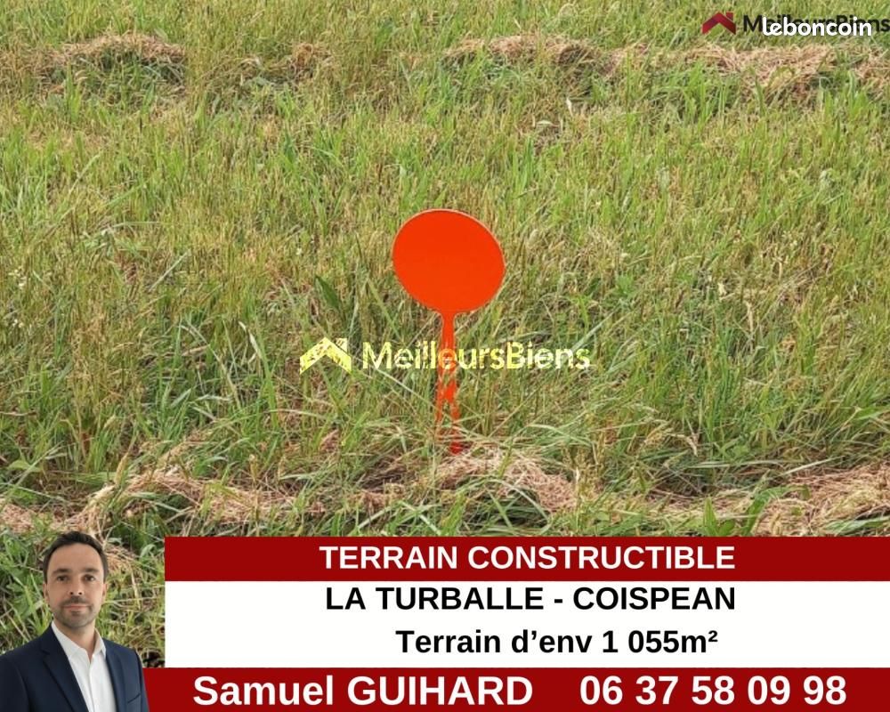 Terrain 1 055 m² La Turballe · 147 500 €