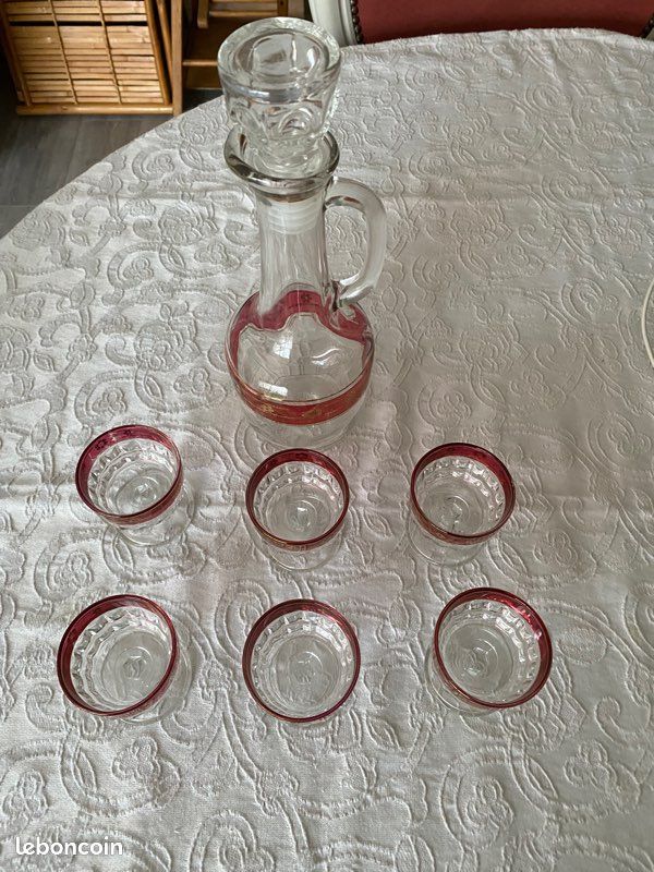 Carafe avec 6 verres (image 2)