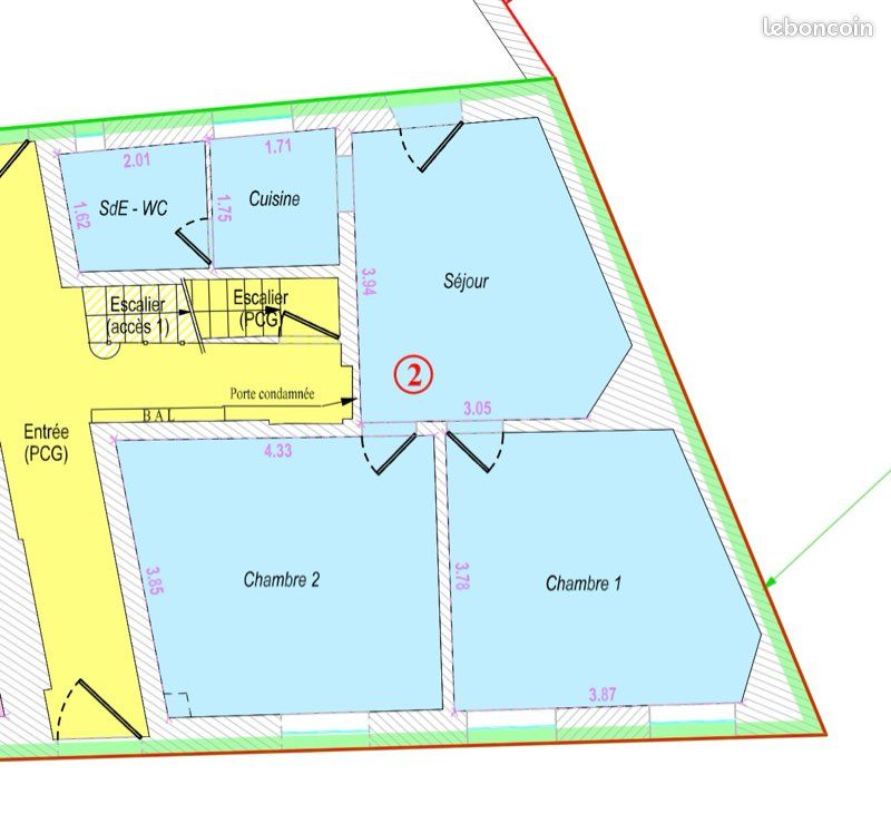 Appartement 3 pièces 49 m² · à Villenoy · 49 m² · 850 €