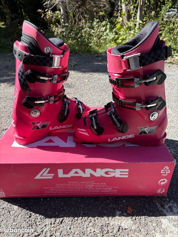 Chaussure de Ski Occasion Junior Lange RX J vert blanc