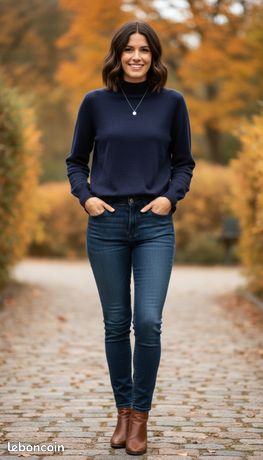 Lot De 6 Pulls Femme Taille M (36-38) - Occasion Bon état - Marques Variées