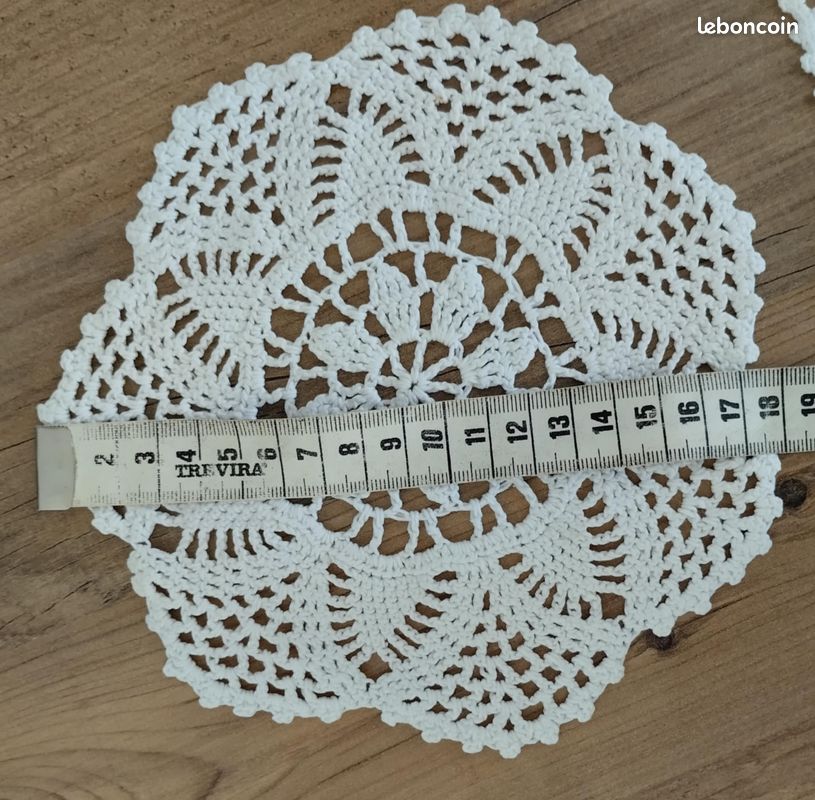 Napperons - 35.5 cm - lot de 50 - Blanc | Le Géant de la Fête