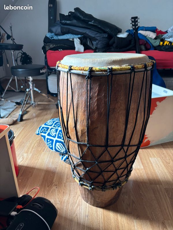Jeu de 3 tambours TUMBAS AFRICAINES (image 2)