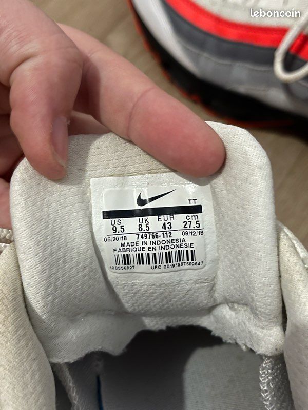 Nike air Max 95 homme - taille 43 - Néon / Hot Coral (image 6)