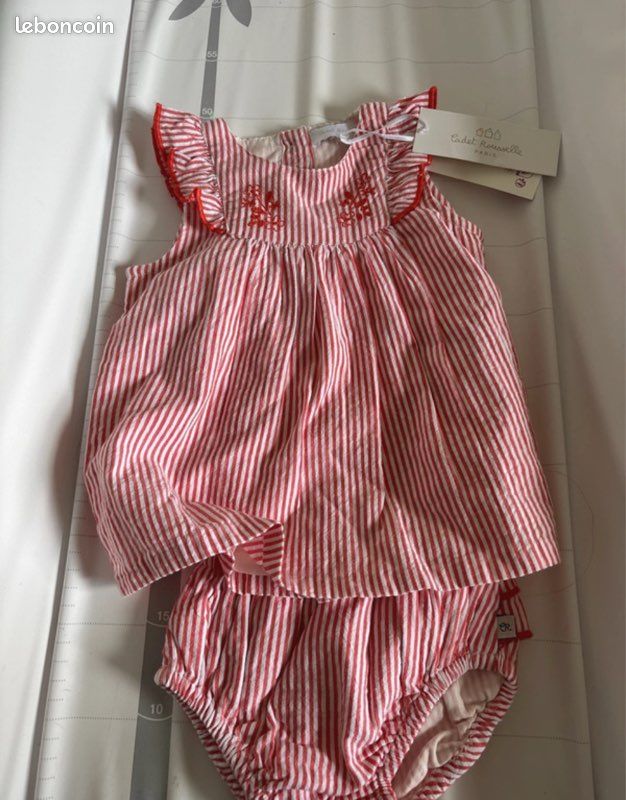 Robe bloomer Cadet Rousselle mois Vêtements bébé