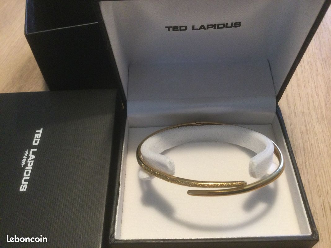 🔹Bracelet Jonc Ted Lapidus plaqué Or (image 1)