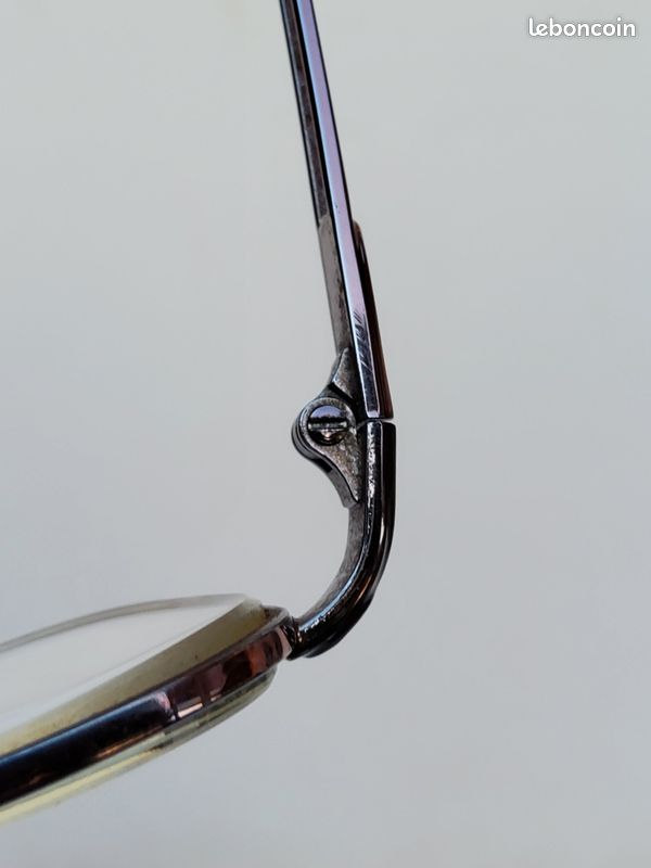 Monture de lunettes vintage Nina Ricci NR 2137 dorée / violette (image 9)