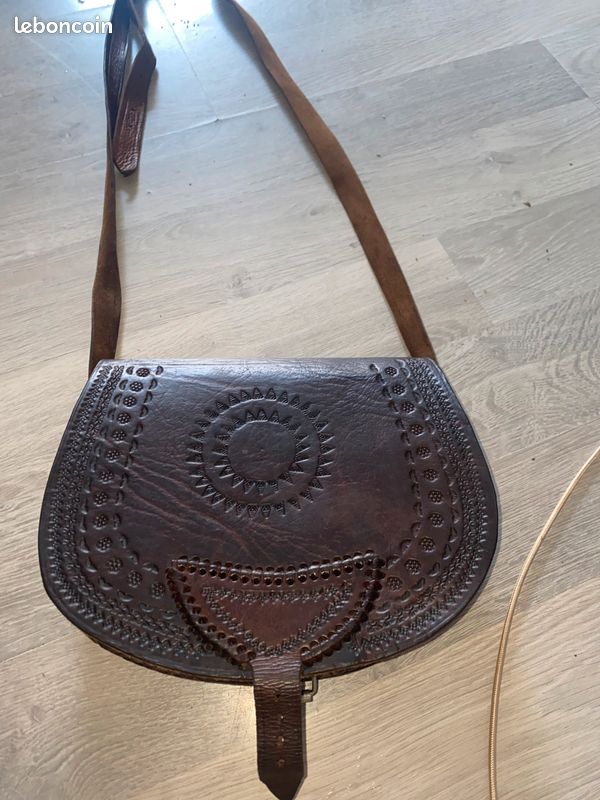Besace vintage cuit xxl (Juliette) (image 1)