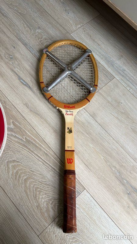 Raquette De Tennis Vintage Wilson En Bois - État Doré, Ancienne, Rare, Occasion