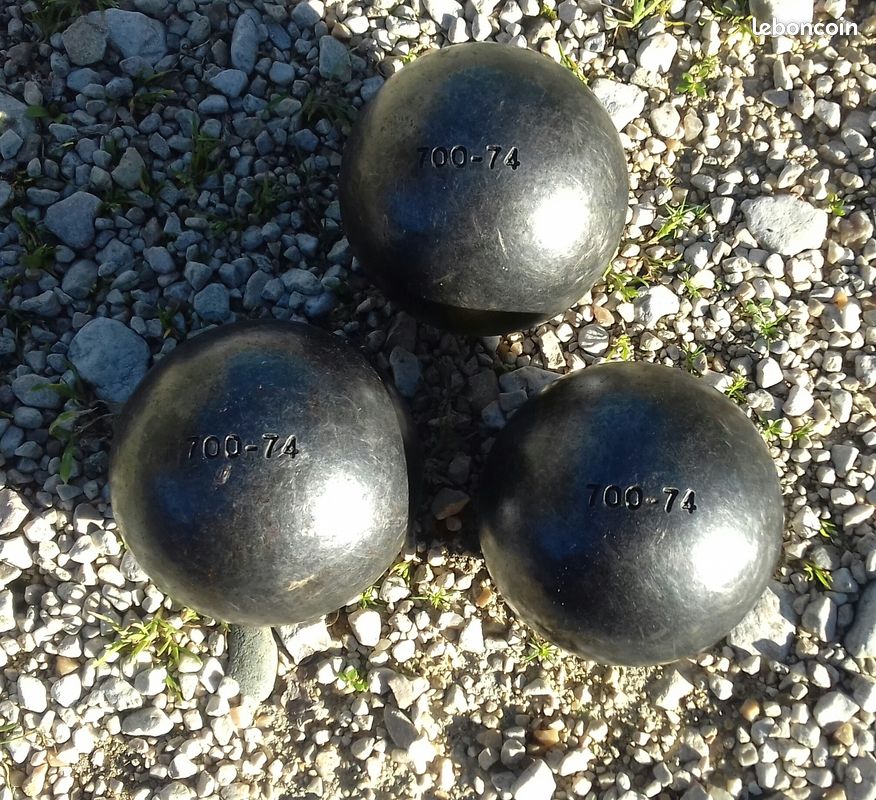 2 Boules De Pétanque Anciennes Boule Idéale - Vintage - Occasion
