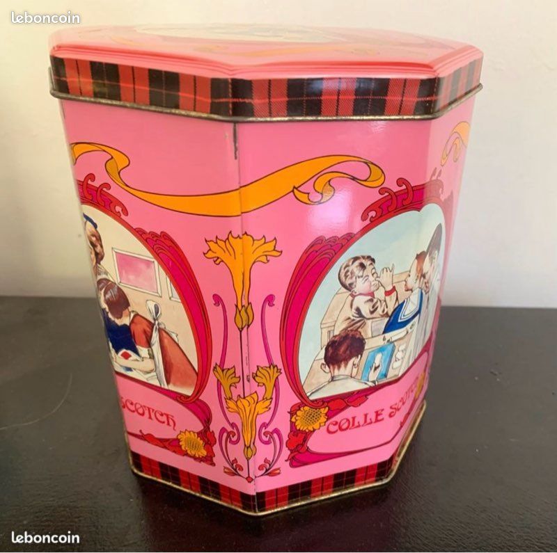 Boîte en fer rose SCOTCH (image 2)