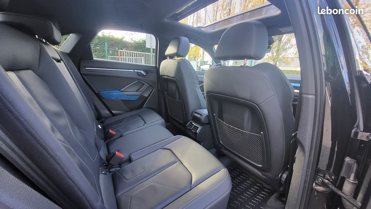 Audi q3 sportback 45 tfsi 230 sline quattro stronic 7 / immat fr - malus paye / to camera ja20 (image 8)