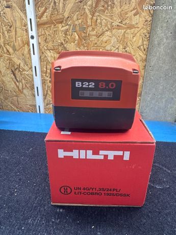 vhbw Batterie remplacement pour Hilti B22/5.2, B22/8.0, B22/3