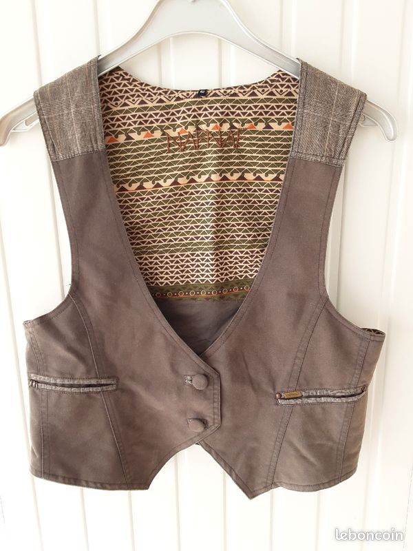 Gilet sans manche Naf Naf T42 Vêtements