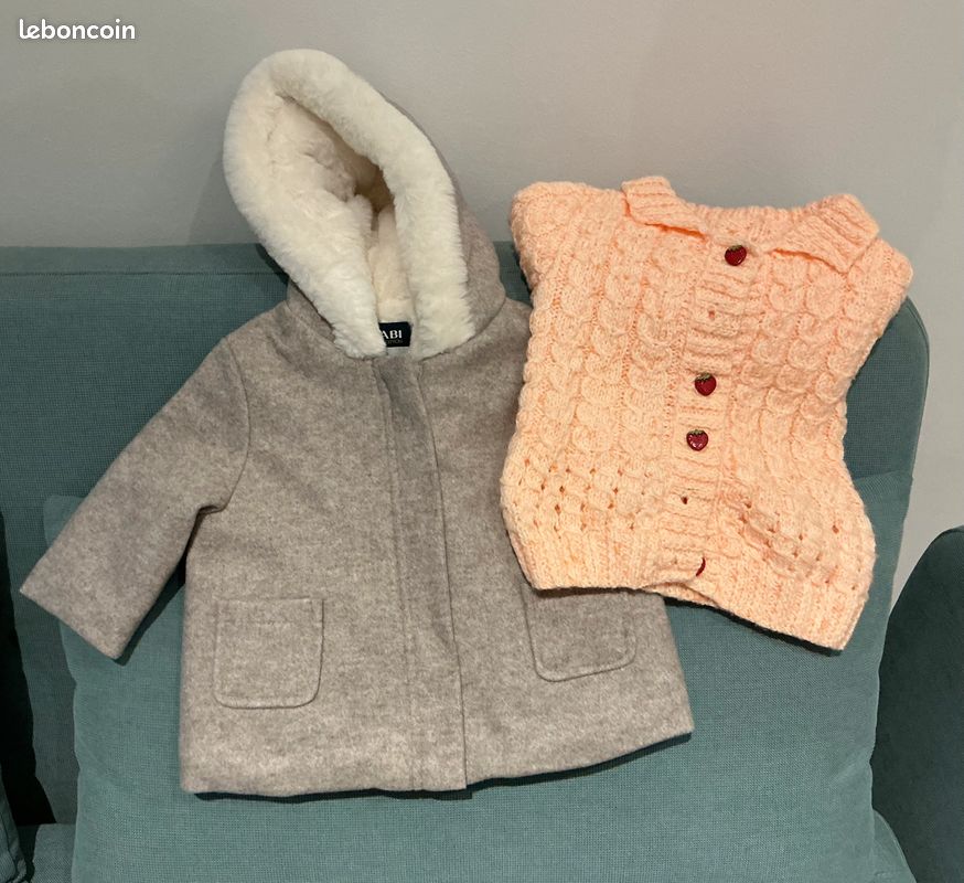 Manteau veste 6 mois fille (image 1)