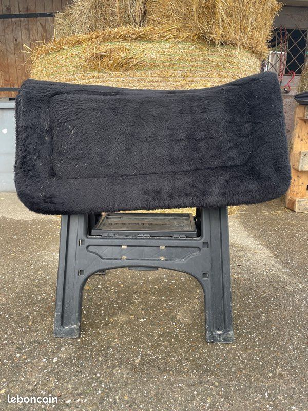Tapis Di Sella Western Fantasia Zebrata Per Cavallo – Morbido Feltro, 30x28 Pollici