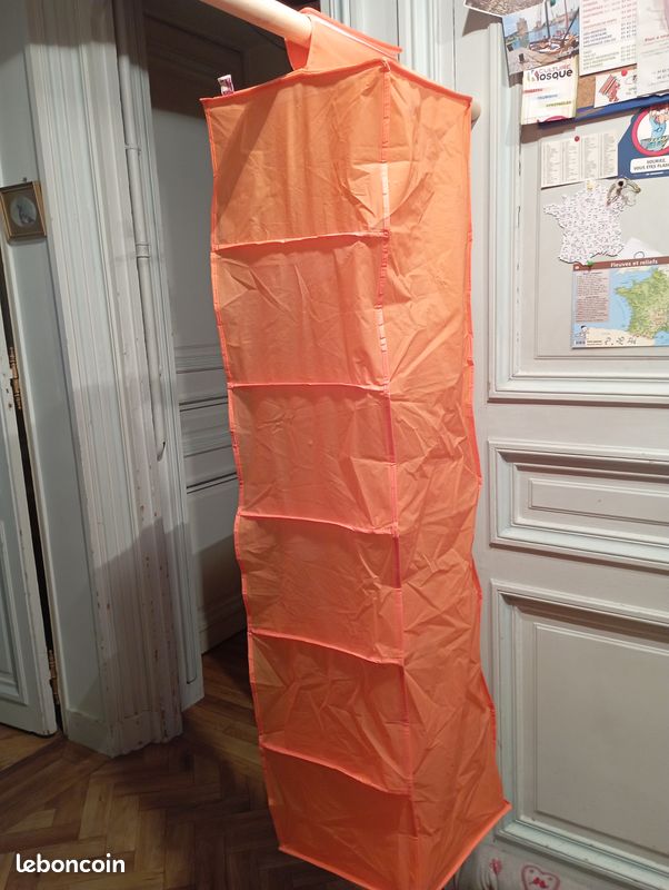 Dressing pliable Rangement à suspendre, 6 compartiments. 35x45x125 cm (image 3)
