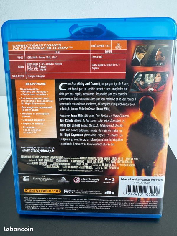 Sixième sens blu-ray (image 2)