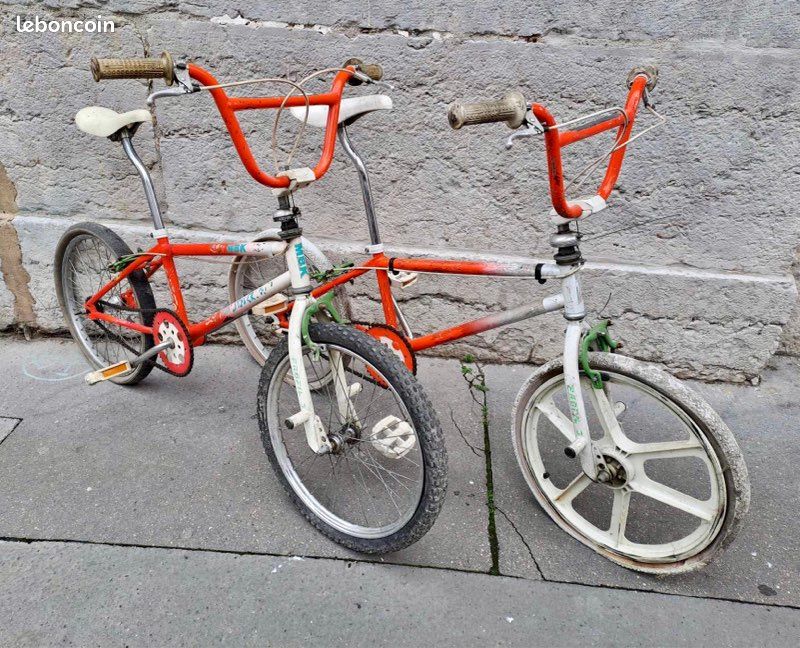 Bmx Velo Des Annees 1980 Année 80 Velo Bi Cross Lot De Vélos Cross