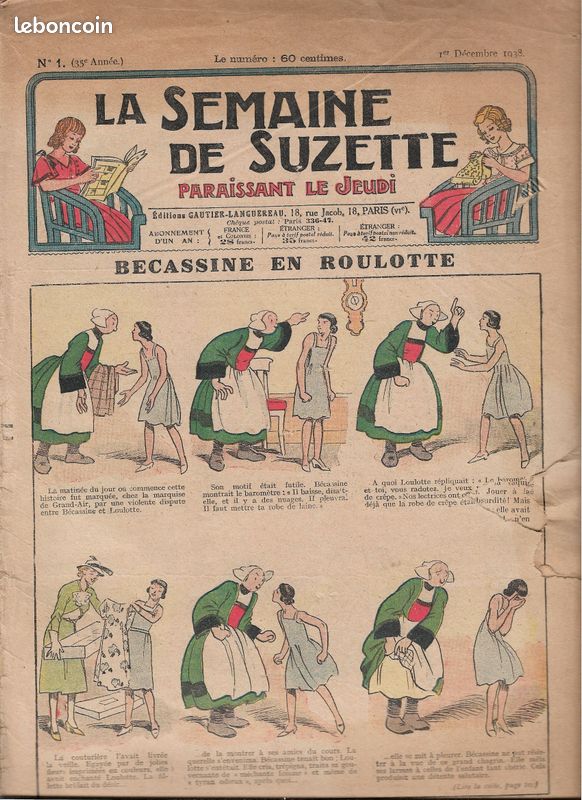 La Semaine de Suzette, 80 numéros du 1er décembre 1938 au 6 juin 1940 (image 11)