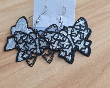 Coffret 16 Paires De Boucles D'oreilles En Titane - 8 Tailles De 3 à 12 Mm, Noires Et Argentées - Avec Fermoirs Papillon, Unisexe