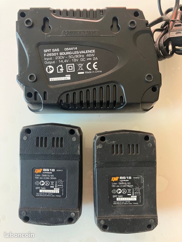 Batterie SIPT 18V avec son chargeur (image 2)