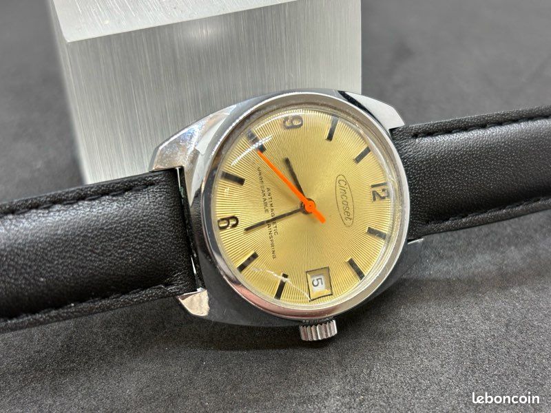Montre Homme CINCASET Mécanique - Fonctionne, Bon état, Vintage