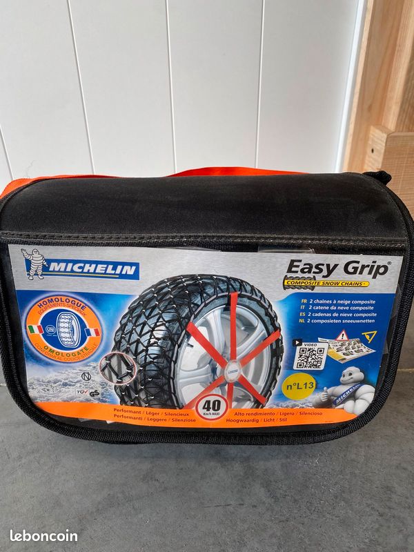 2 chaines à neige. Composite Easy Grip Michelin N° L 13 - Équipement auto