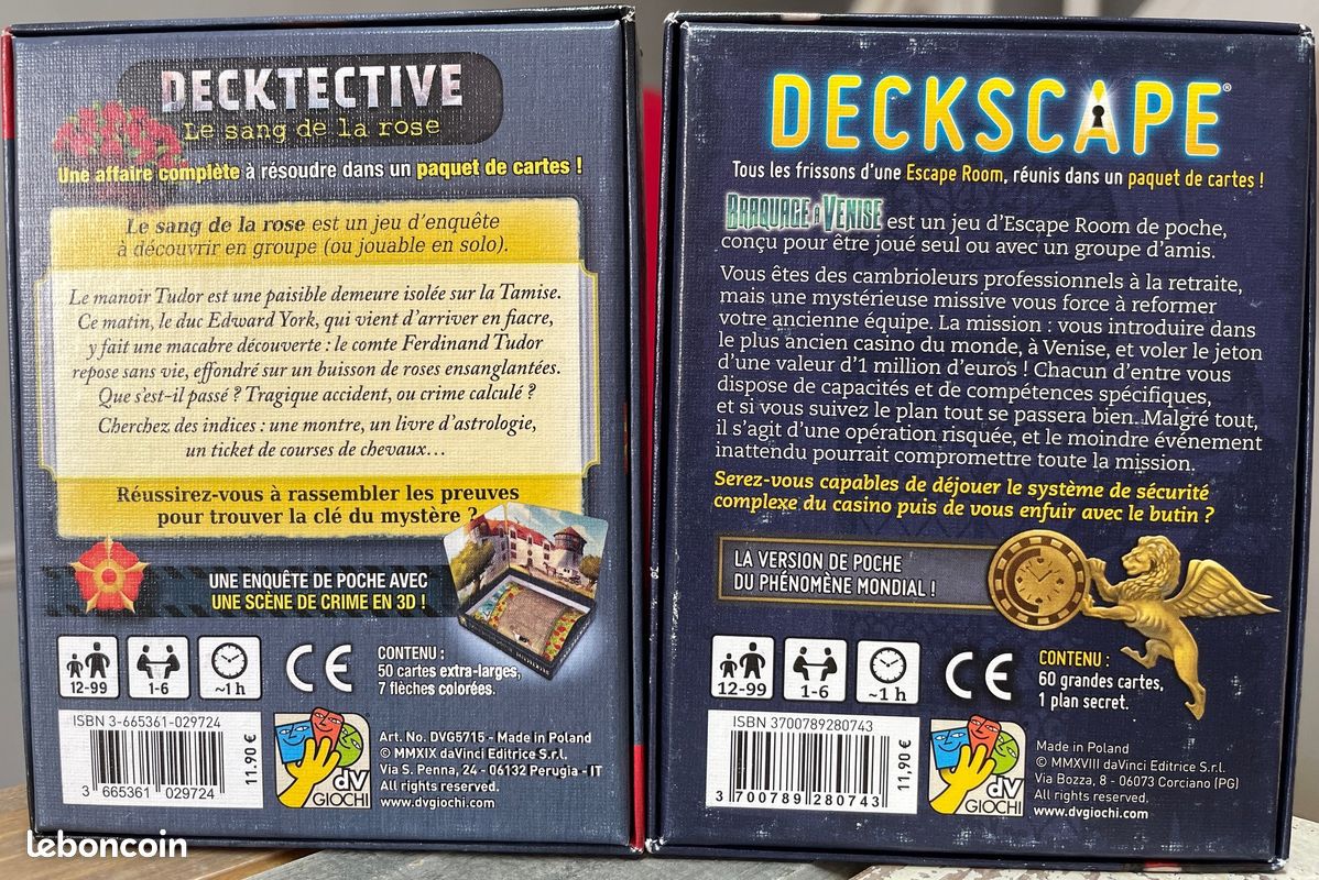 Escape game DECKSCAPE + enquête DECKTECTIVE (image 2)