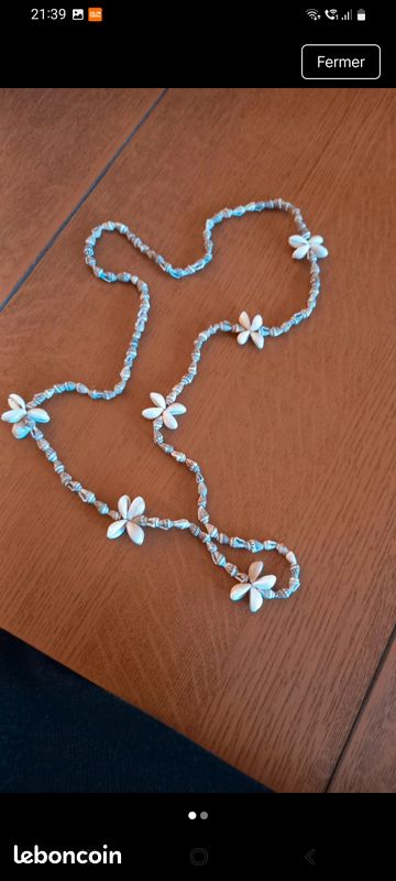 Collier coquillages (image 1)
