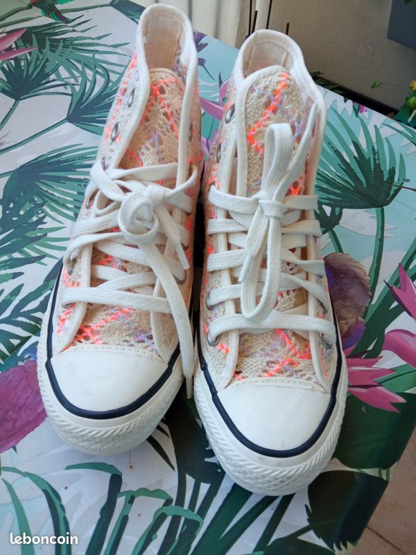 Crochet Pattern Converse Blanche Femme Crochet Modèle Baskets