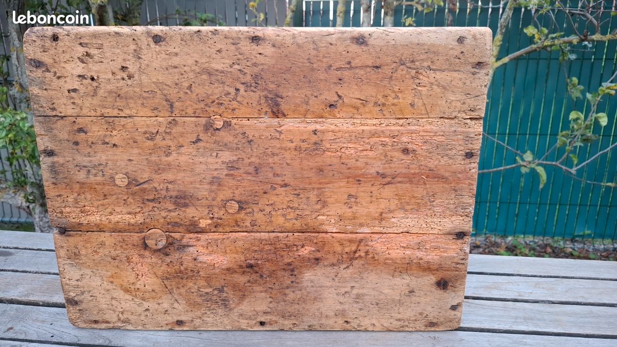 Rare caisse militaire allemande années 40/50 en bois massif et métal (image 19)