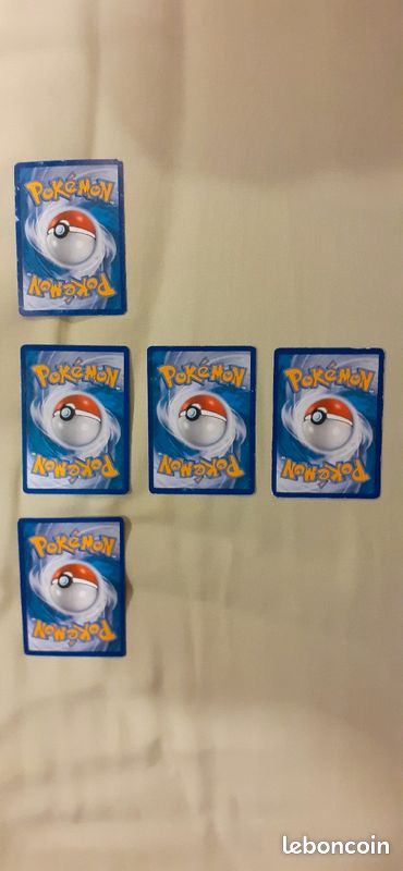 Lot de 5 cartes Pokemon (image 3)