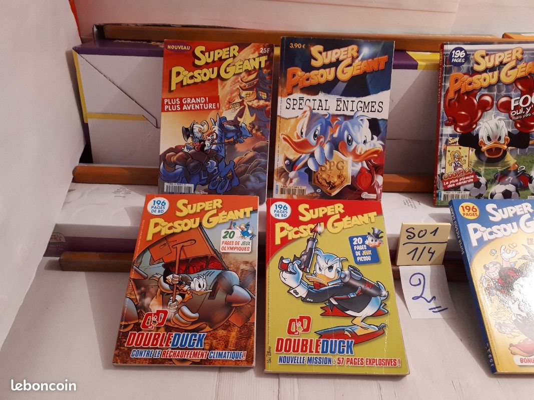 Réf (so1 =1/4)(2) 8 super picsous géant (image 3)