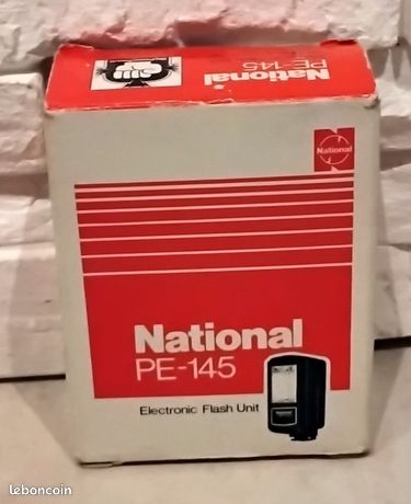 Flash Vintage National PE-145 – Monture Griffe, Xénon, TBE