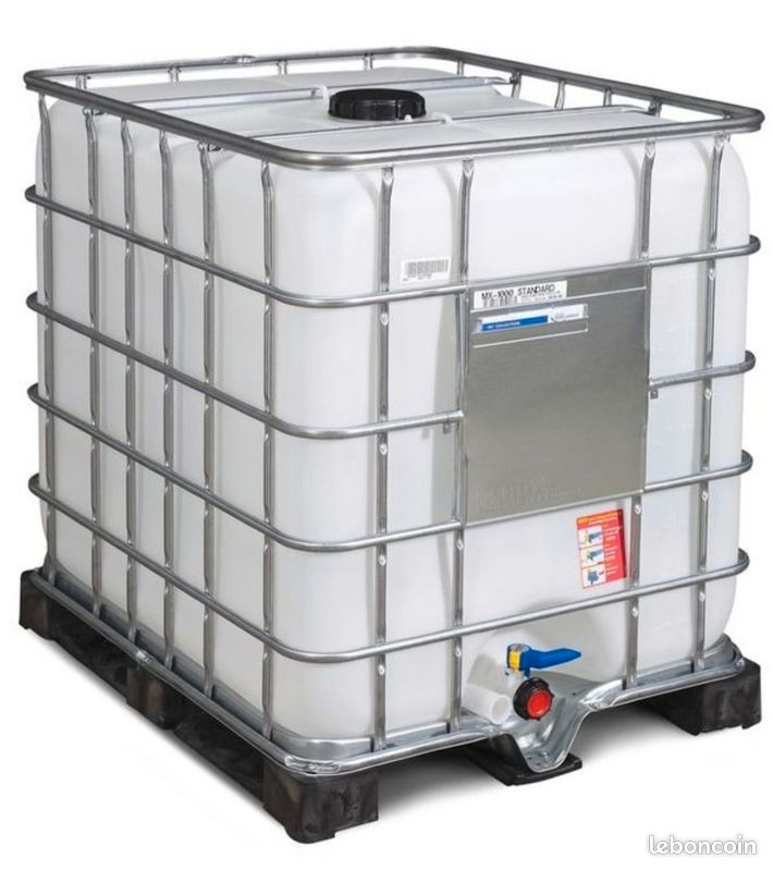 Cuve récupérateur eau de pluie conteneur 1000 litres (image 1)