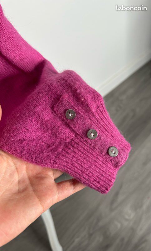 Pull rose bonbon angora balsamik T38/40 M/L (image 7)